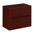 The Hon Co HON10563NN Lateral File- 2- Drawer- 36 in. x 20 in. x 29.5 in.- Mahogany H10563.NN